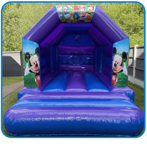 11x15 mickey mouse purple and blue