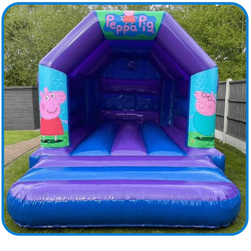 11x15ft Peppa Pig blue and purple